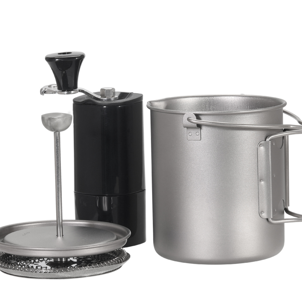 Lixada 750ml Titanium Coffee C - Camping Hiking Cooking recension och pris