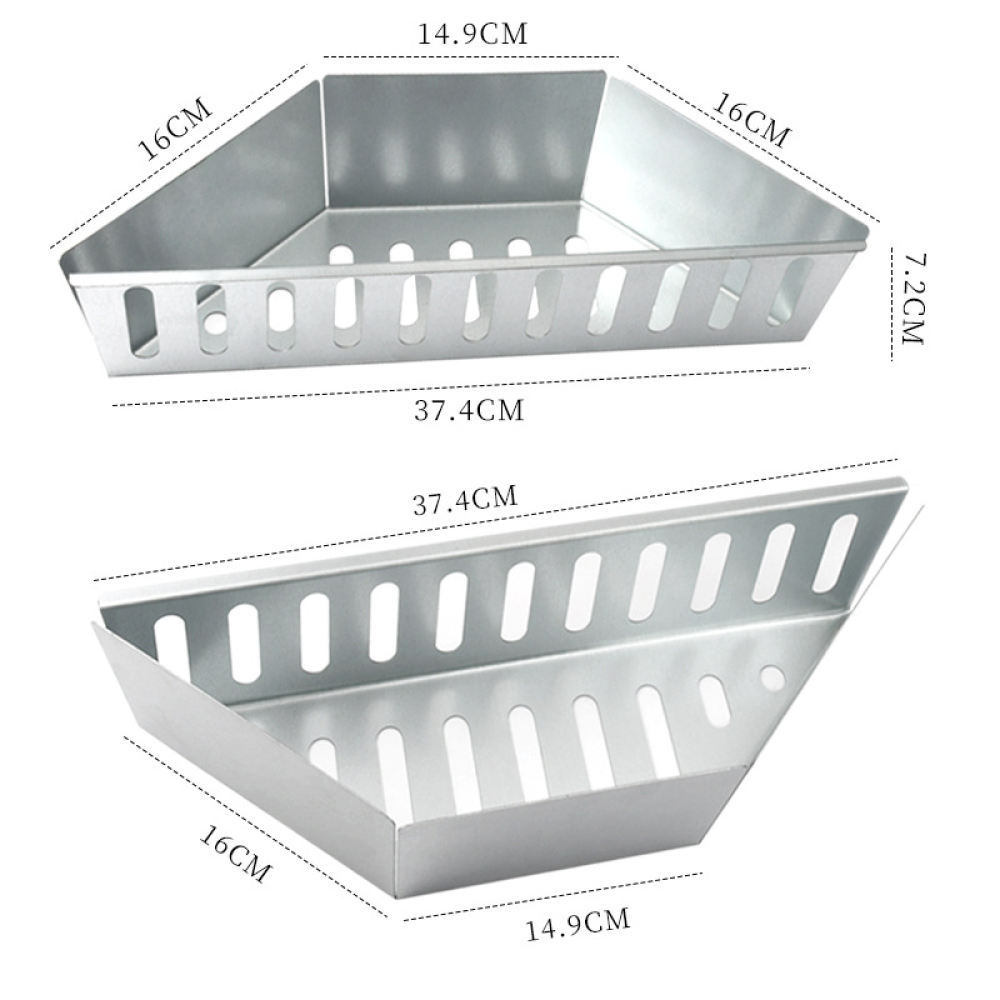 Galvanized Steel BBQ Charcoal  - Camping Cooking Organizer recension och pris