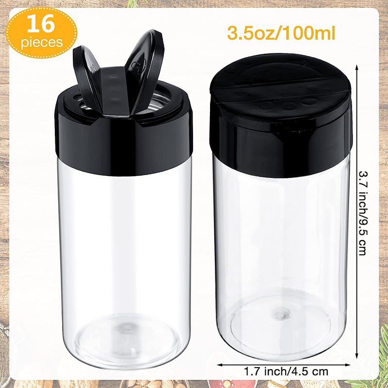 LMETJMA Clear Plastic Spice Ja - Camping Cooking Container recension och pris