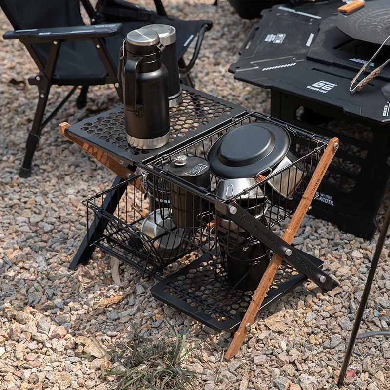 Portable Folding Camping Table - Camping Cooking Organizer recension och pris