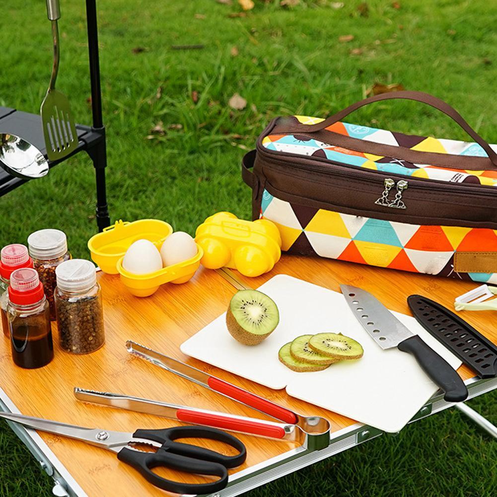 2 Grid Egg Storage Box Contain - Camping Cooking Organizer recension och pris