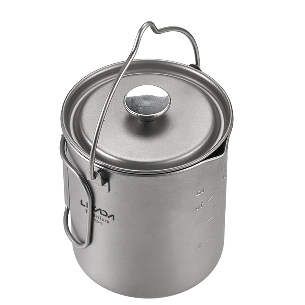 Lixada 750ml Titanium Coffee C - Camping Hiking Cooking recension och pris