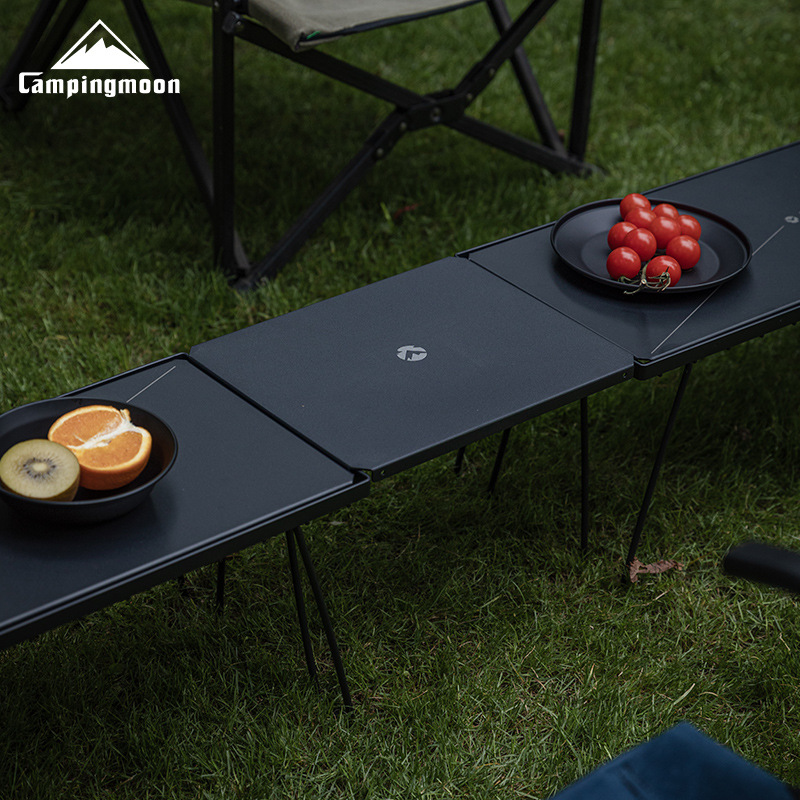 CAMPINGMOON T-229-9BK-2P two-p - Camping Cooking Table recension och pris