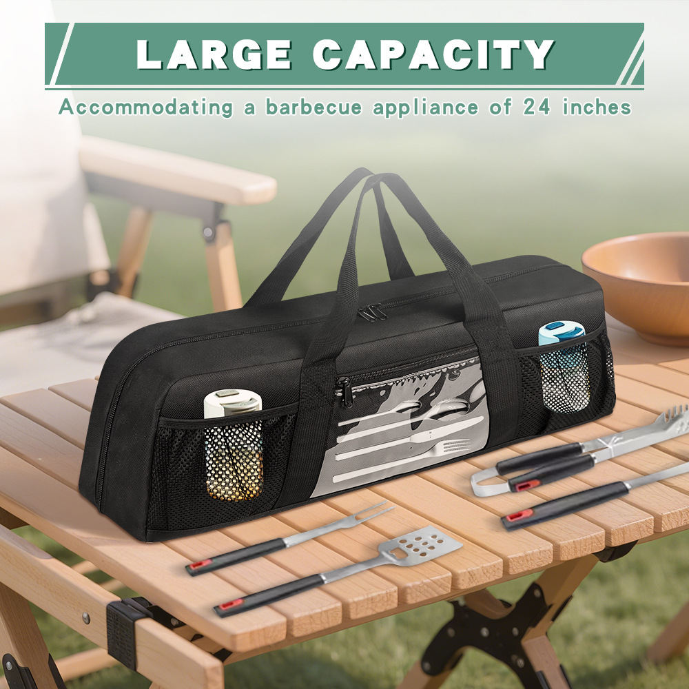 Portable Grill Tool Carrying C - Camping Cooking Organizer recension och pris