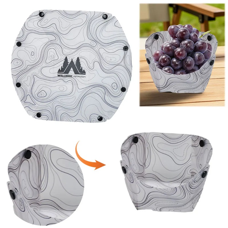 Foldable Camping Tableware Por - Camping Hiking Cooking recension och pris